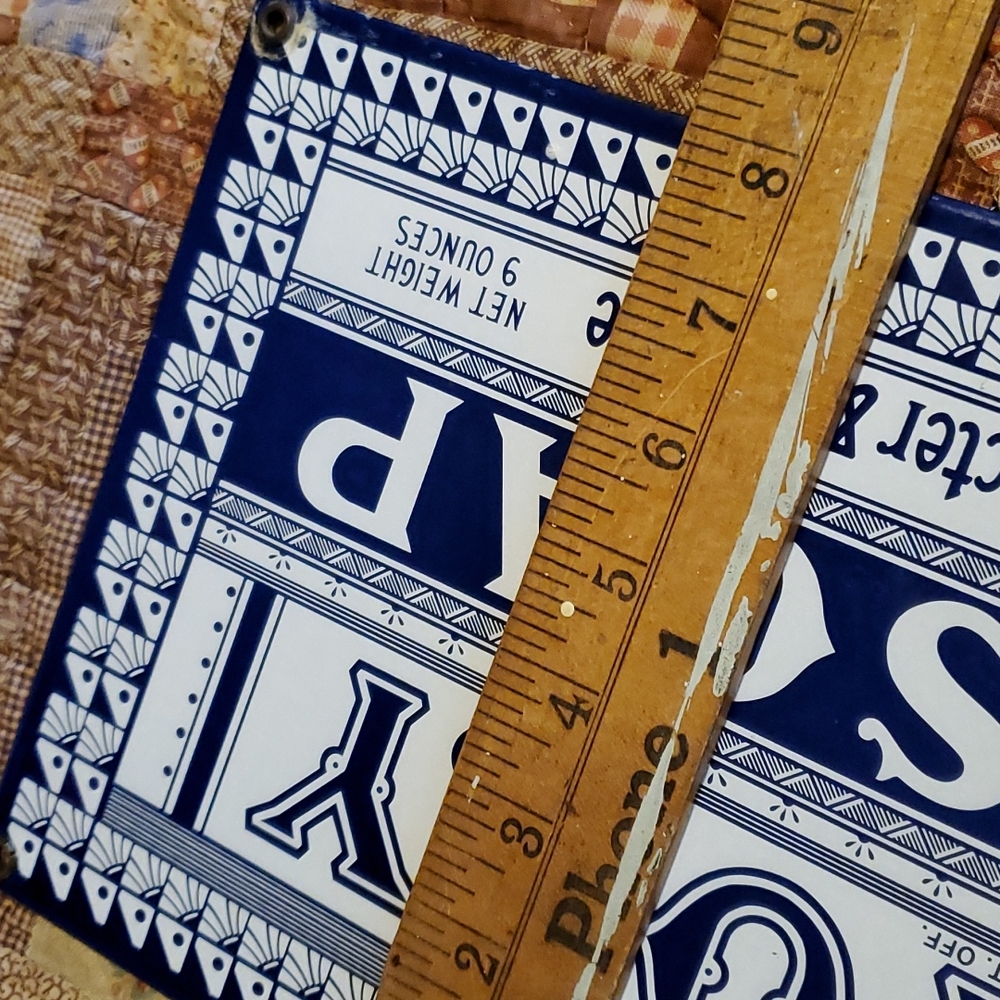 Ivory soap ad porcelain sign - Picture 9 of 16